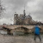 Notre-Dame sous la pluie Quai de la Tournelle